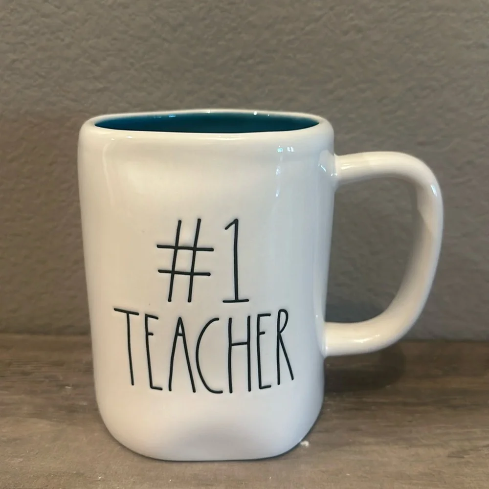 Rae Dunn # 1 Teacher Mug - Picture 1 of 2